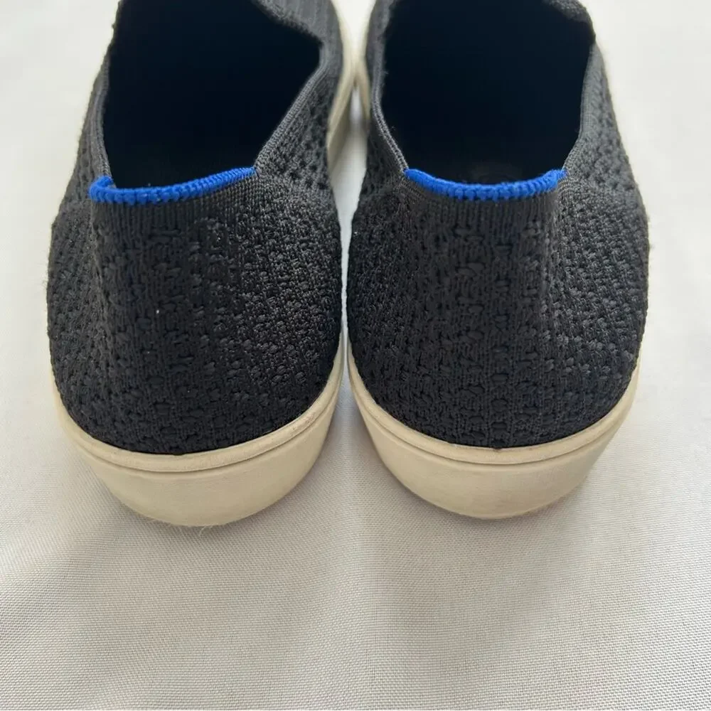 Rothy's The Original Slip On Sneakers Black Size 8